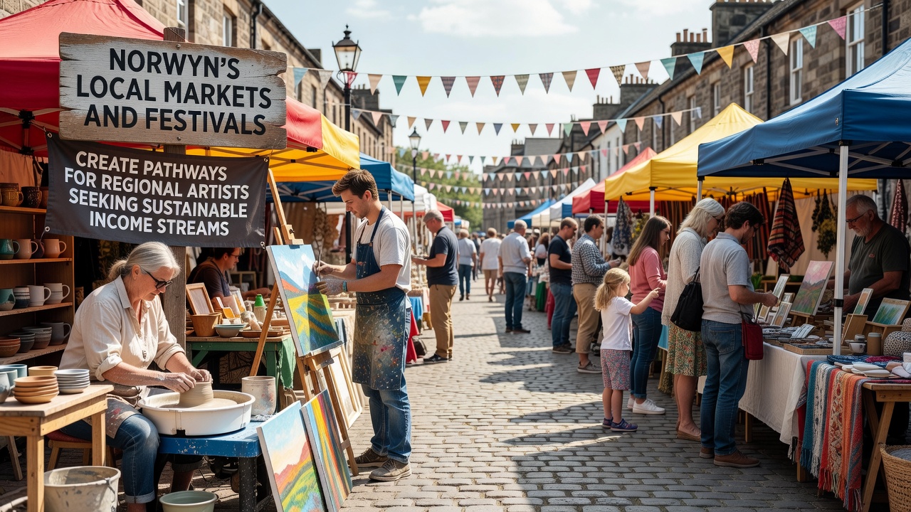 Norwyn's Local Markets and Festivals Create Pathways for Regional Artists Seeking Sustainable Income Streams